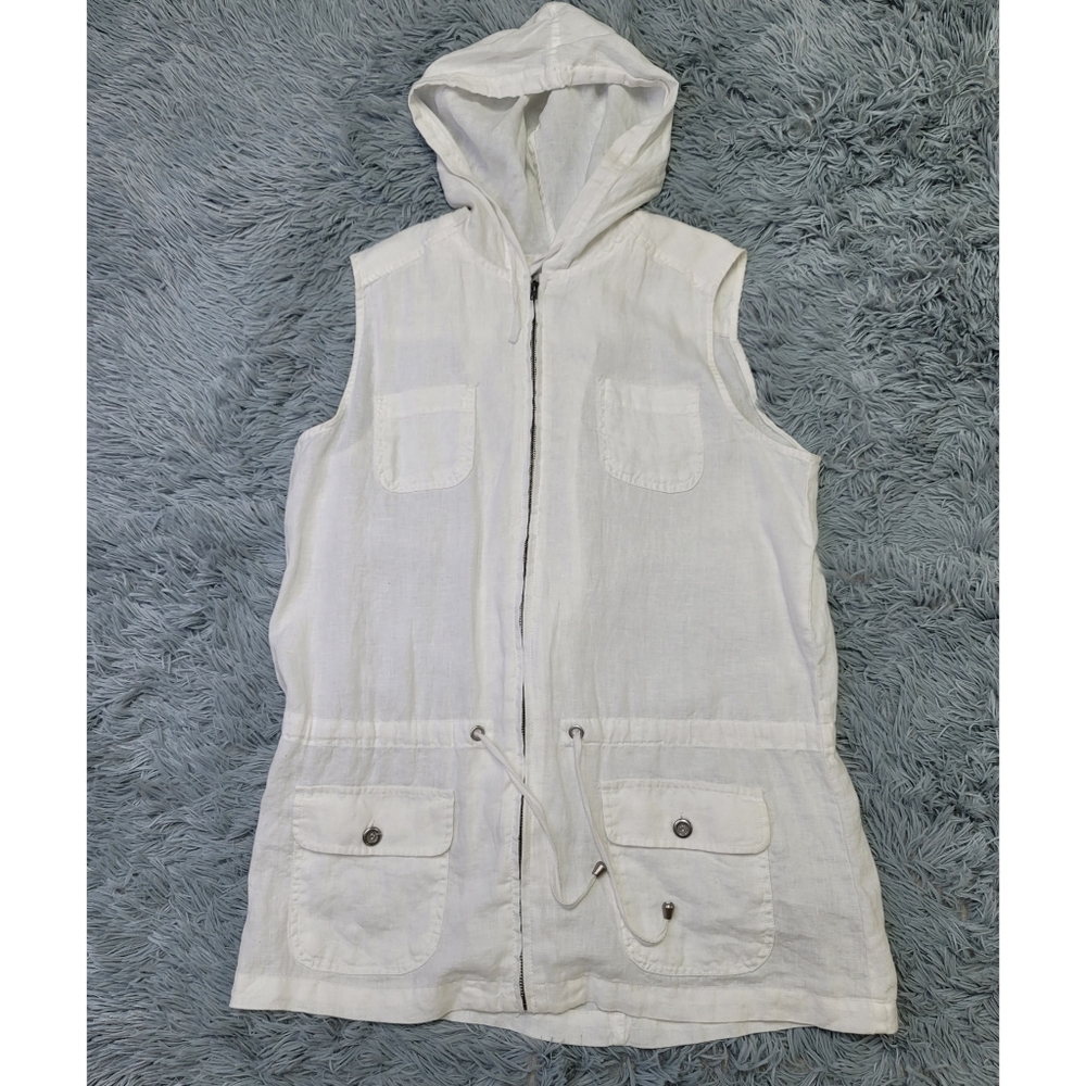 Kenar cover ups hoodie sleeves less beach size L